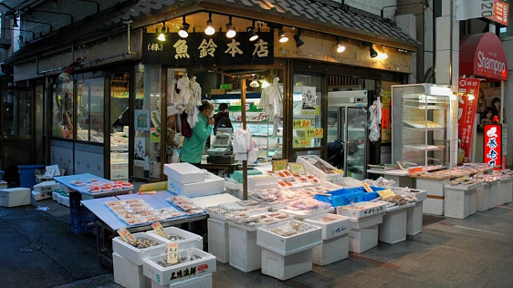 Small Japanese corner-street shop, maybe Hiro and Yuko’s business? Photo: PD
